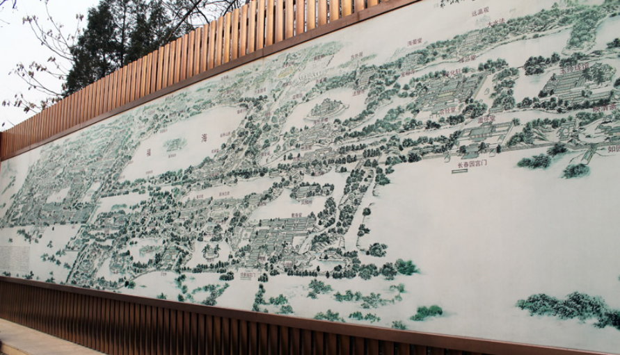 Map of the Old Summer Palace