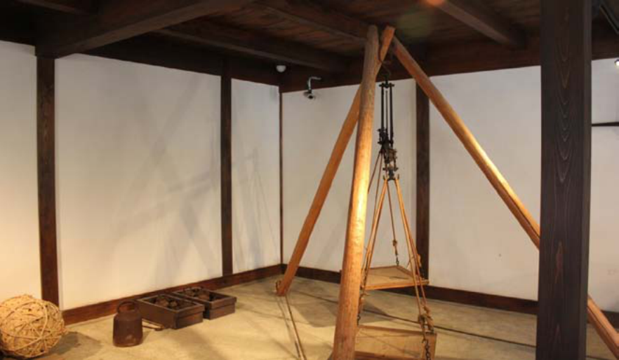 Large scale used in Dejima