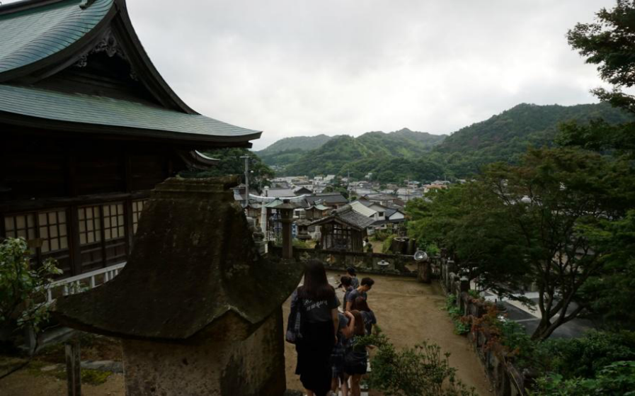 View of Arita town from Tōzan Shrine