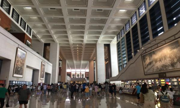 Interior view of the National Museum