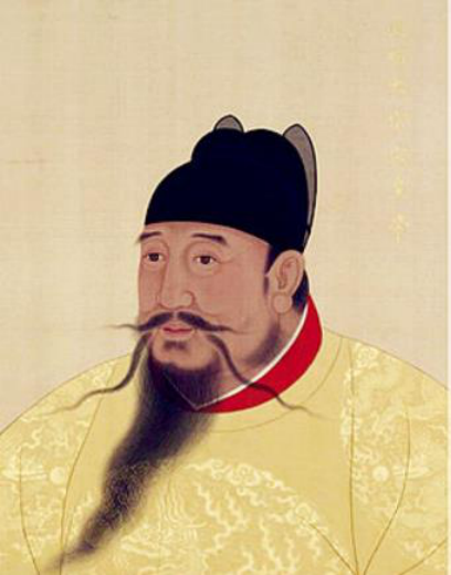 Statue of Zheng He (left)